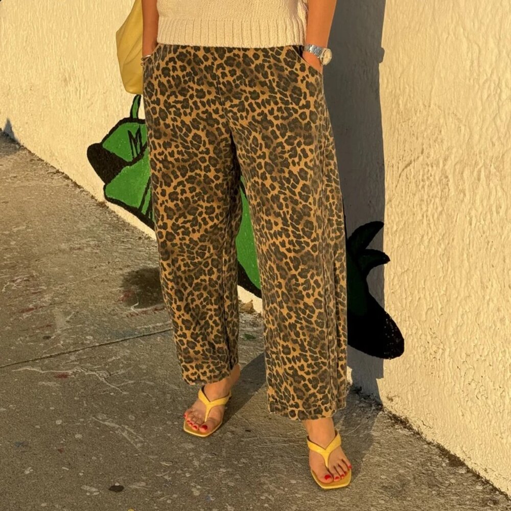 Arc Pants - LEOPARD, Size M